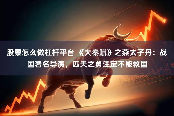 股票怎么做杠杆平台 《大秦赋》之燕太子丹：战国著名导演，匹夫之勇注定不能救国